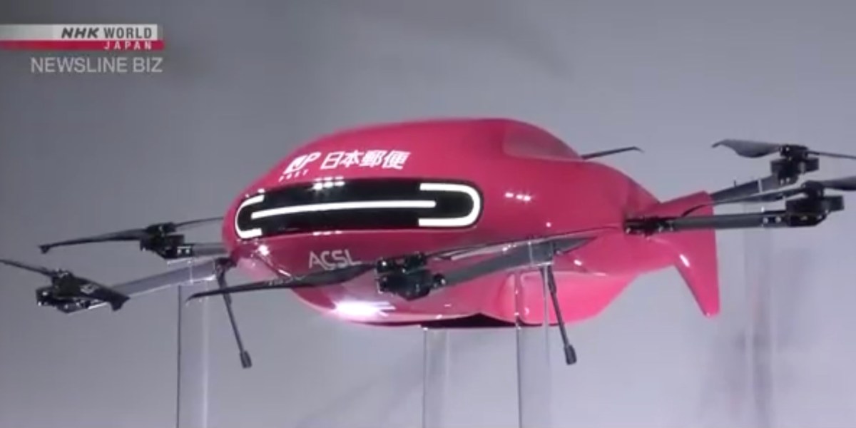 Japan Post deliveries drone