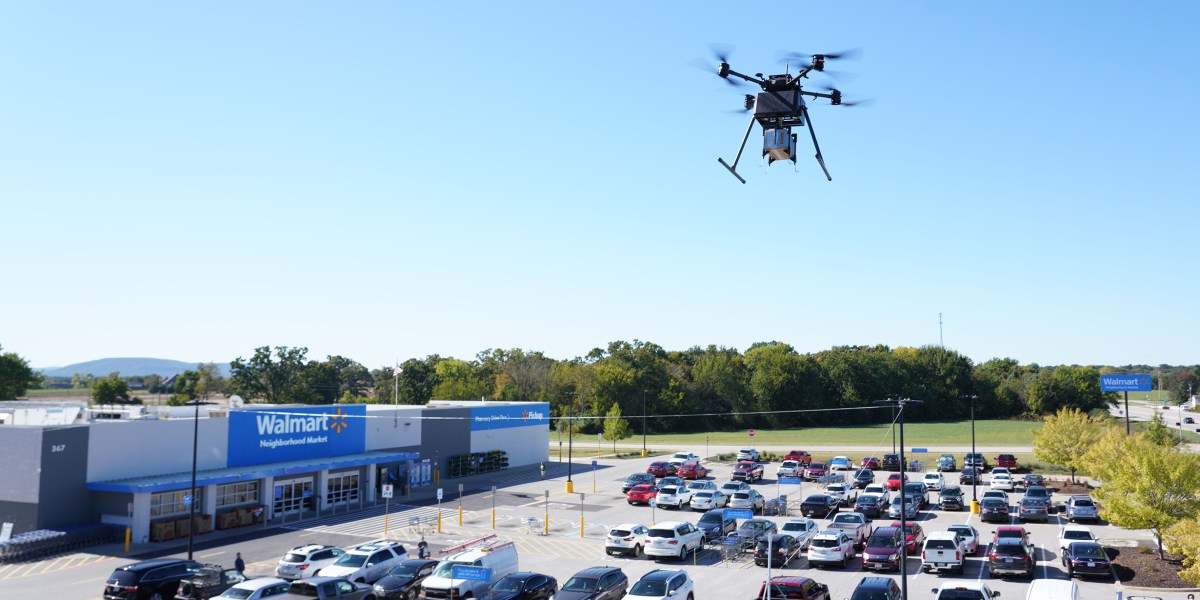 DroneUp Walmart drone delivery