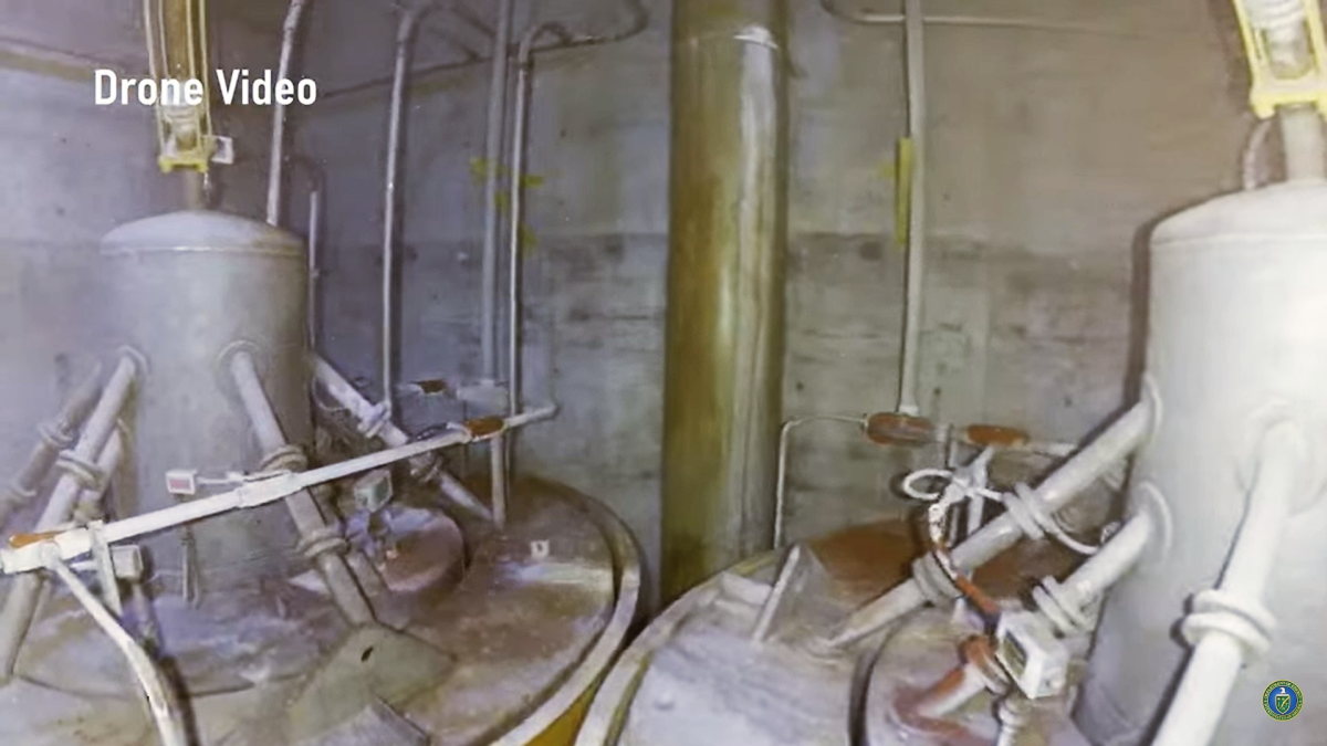 indoor drone nuclear waste