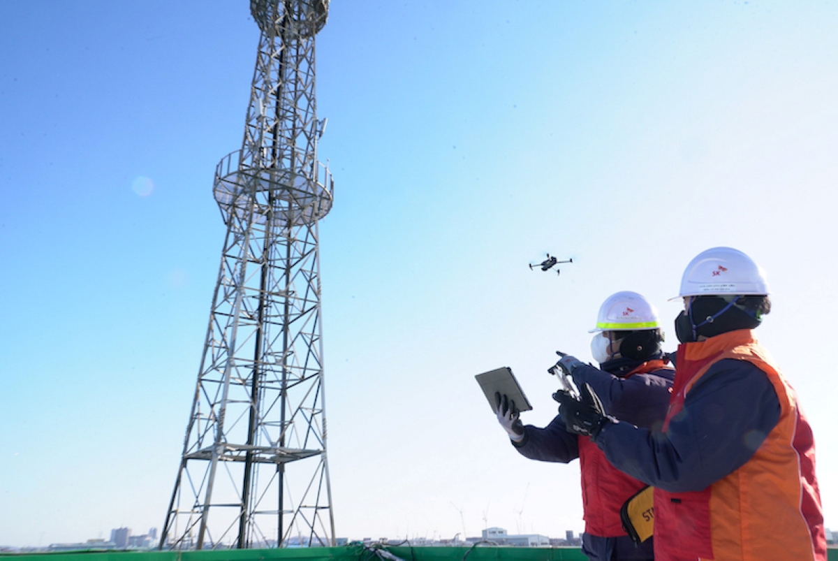 telecom inspection drones south korea