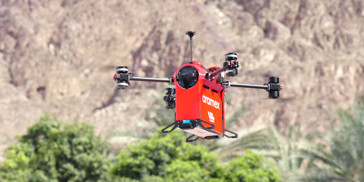 Aramex drone delivery dubai