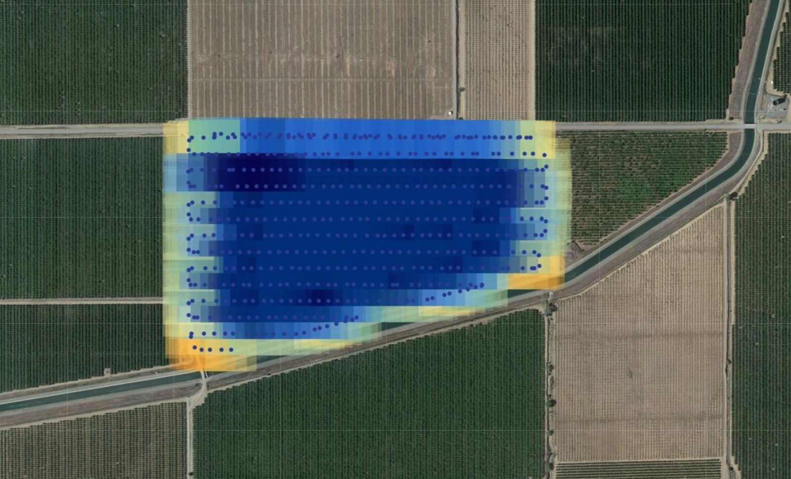drone image overlap estimate tool