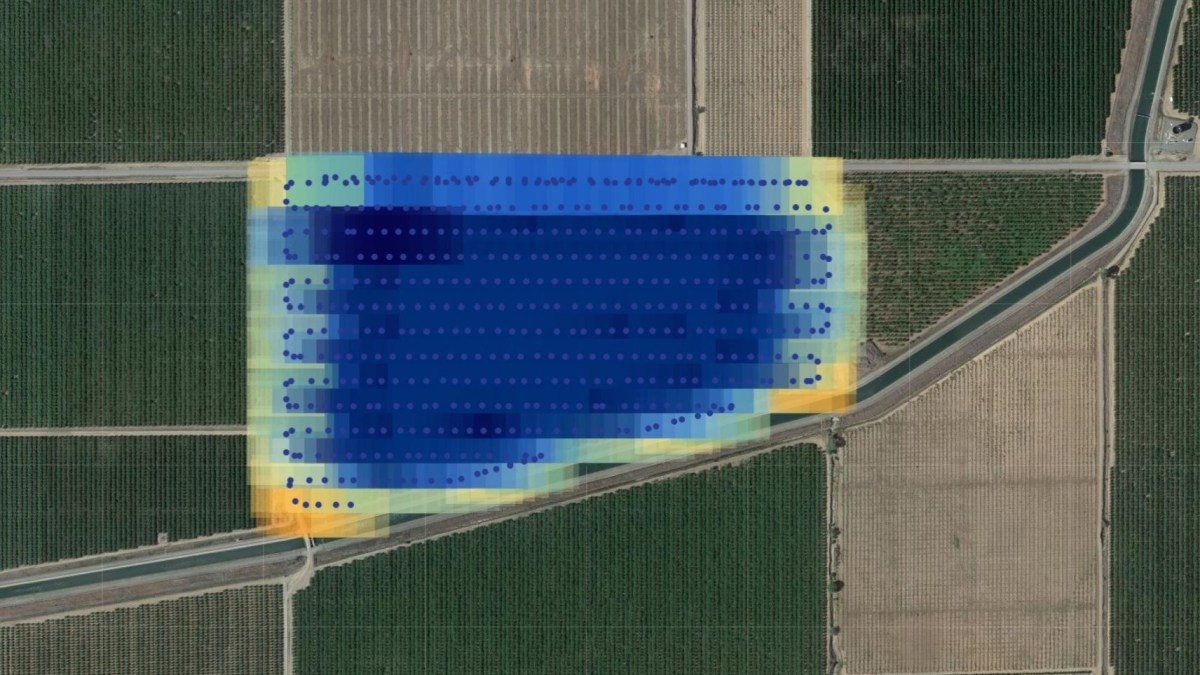 drone image overlap estimate tool