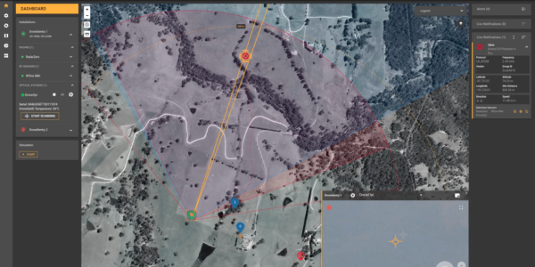 DroneOptID droneshield drone detection cunter-drone software