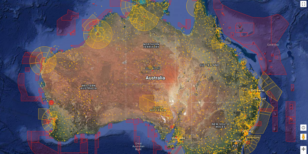 drone flight advisory australia