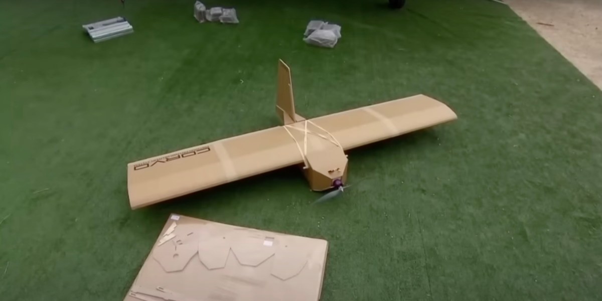 SYPAQ Ukraine drones cardboard