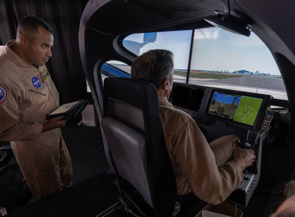 NASA AAM Team Prepares Flight Tech Using Joby's Air Taxi Simulator