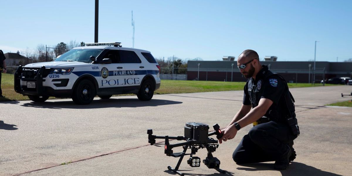 Pearland Police drone first responder