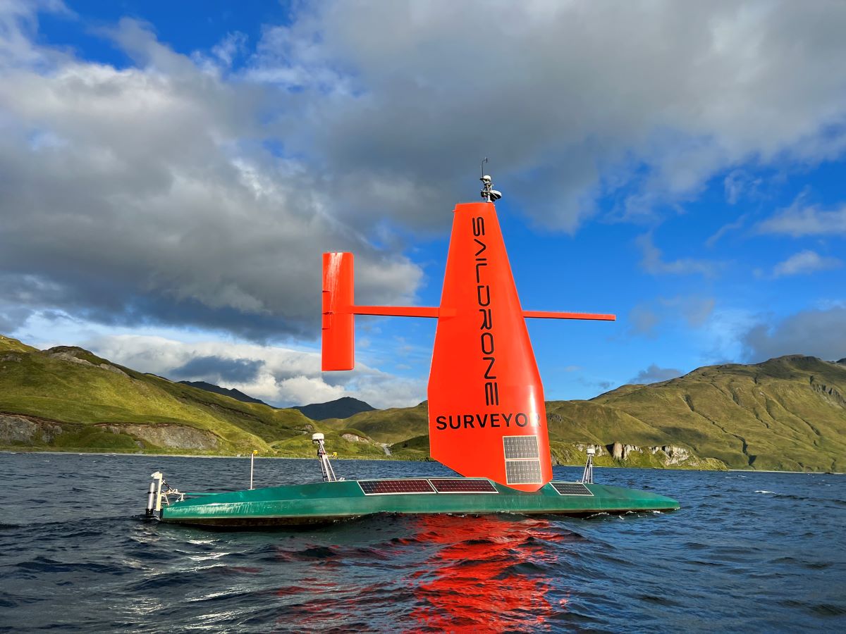 ocean drone alaska map saildrone