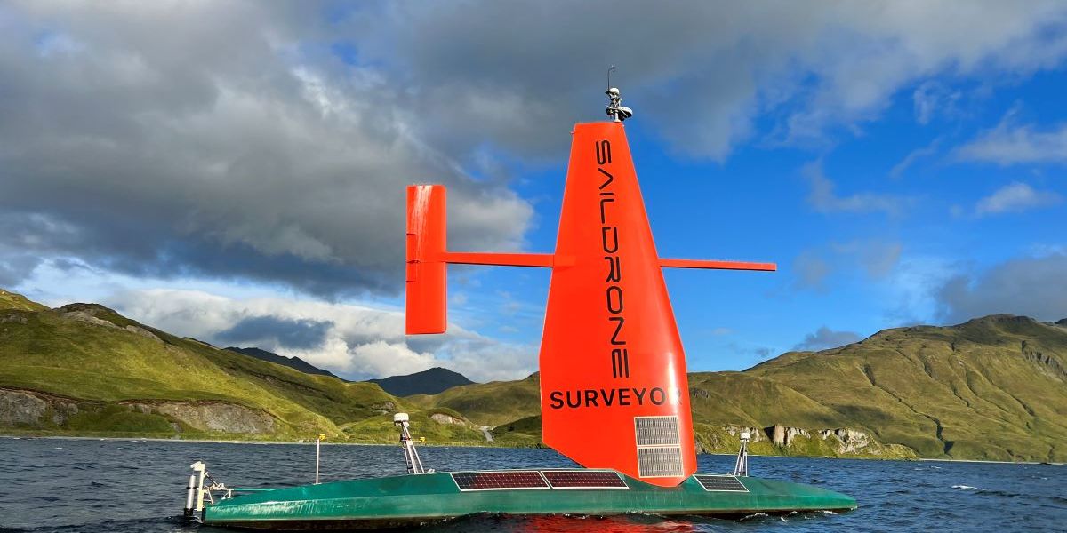 ocean drone alaska map saildrone