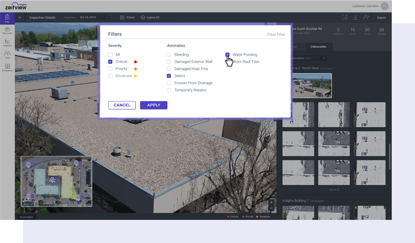zeitview ai drone roof inspection software