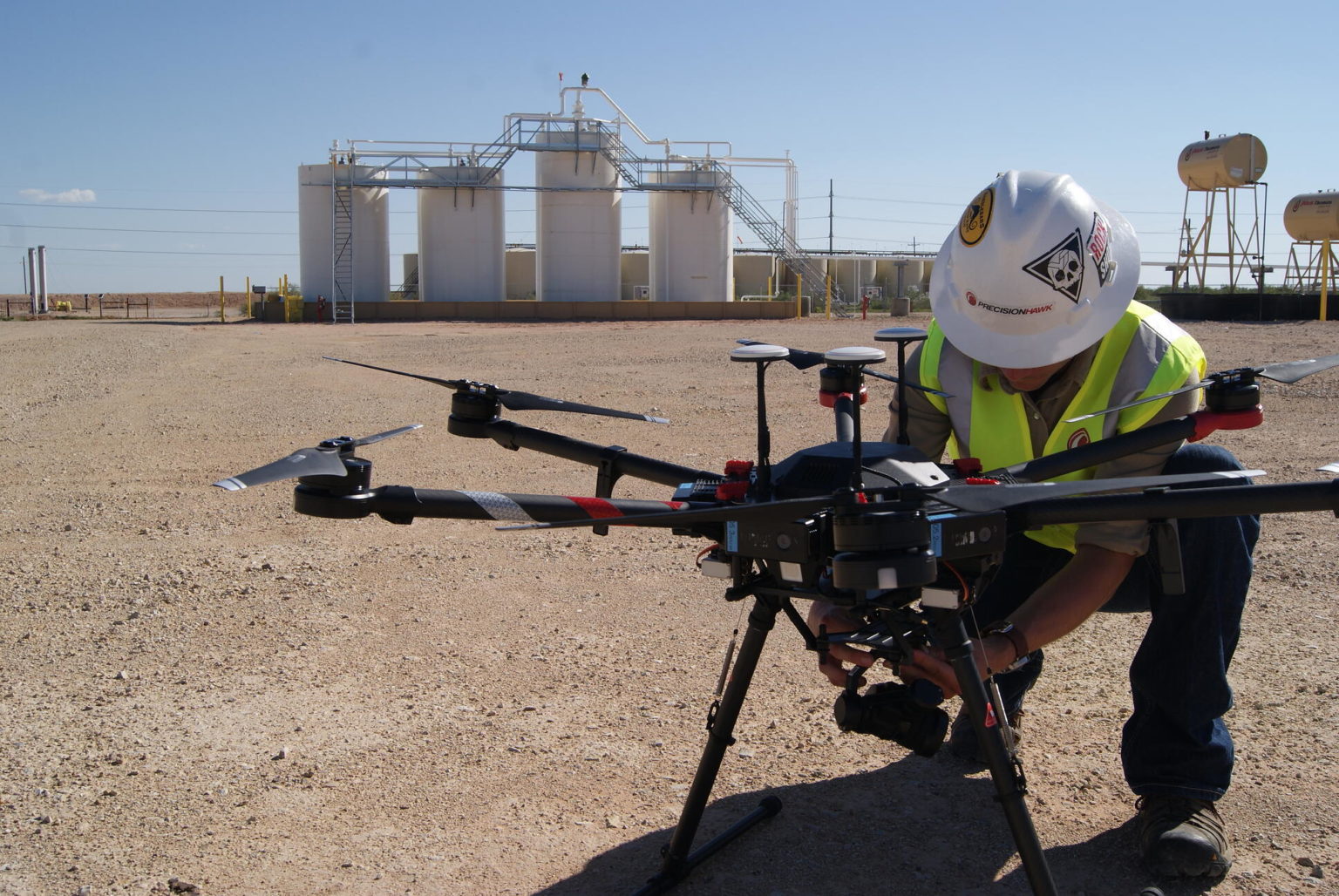 Precision hawk clearance drone