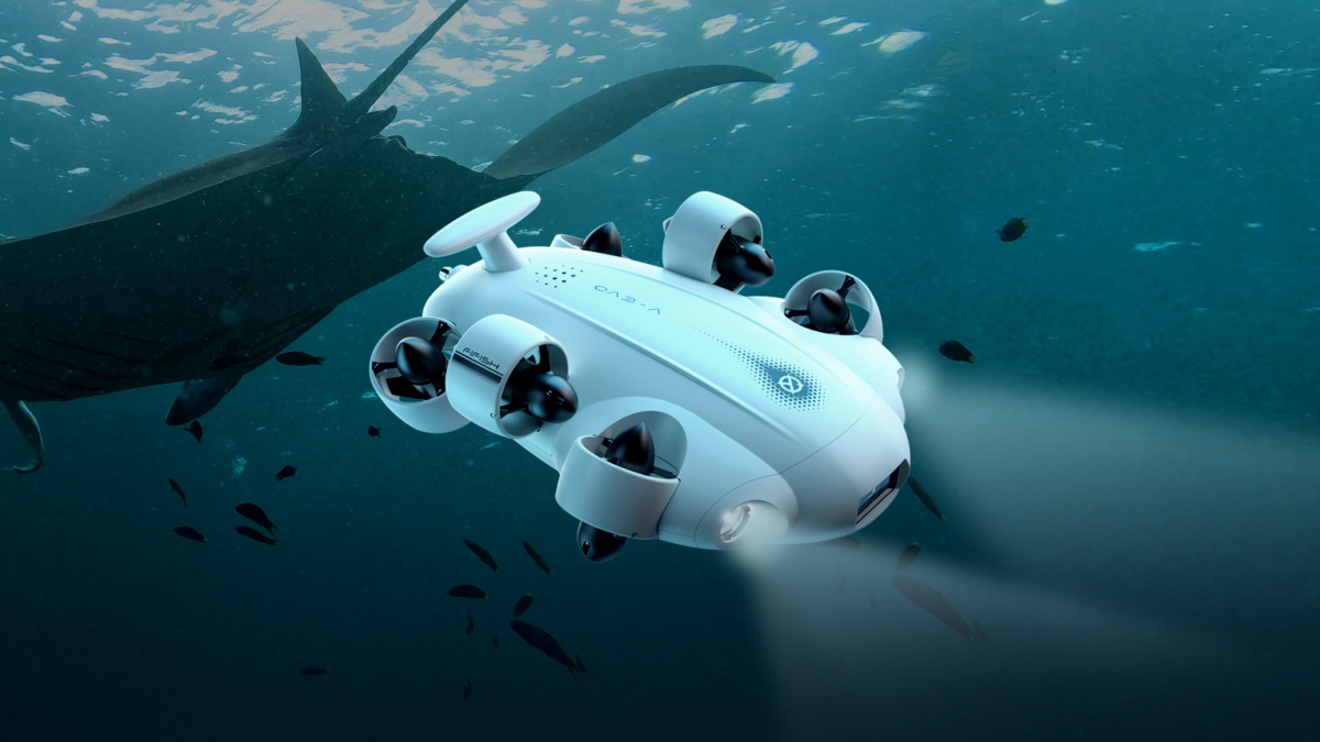 drone sous-marin qysea fifish v-evo