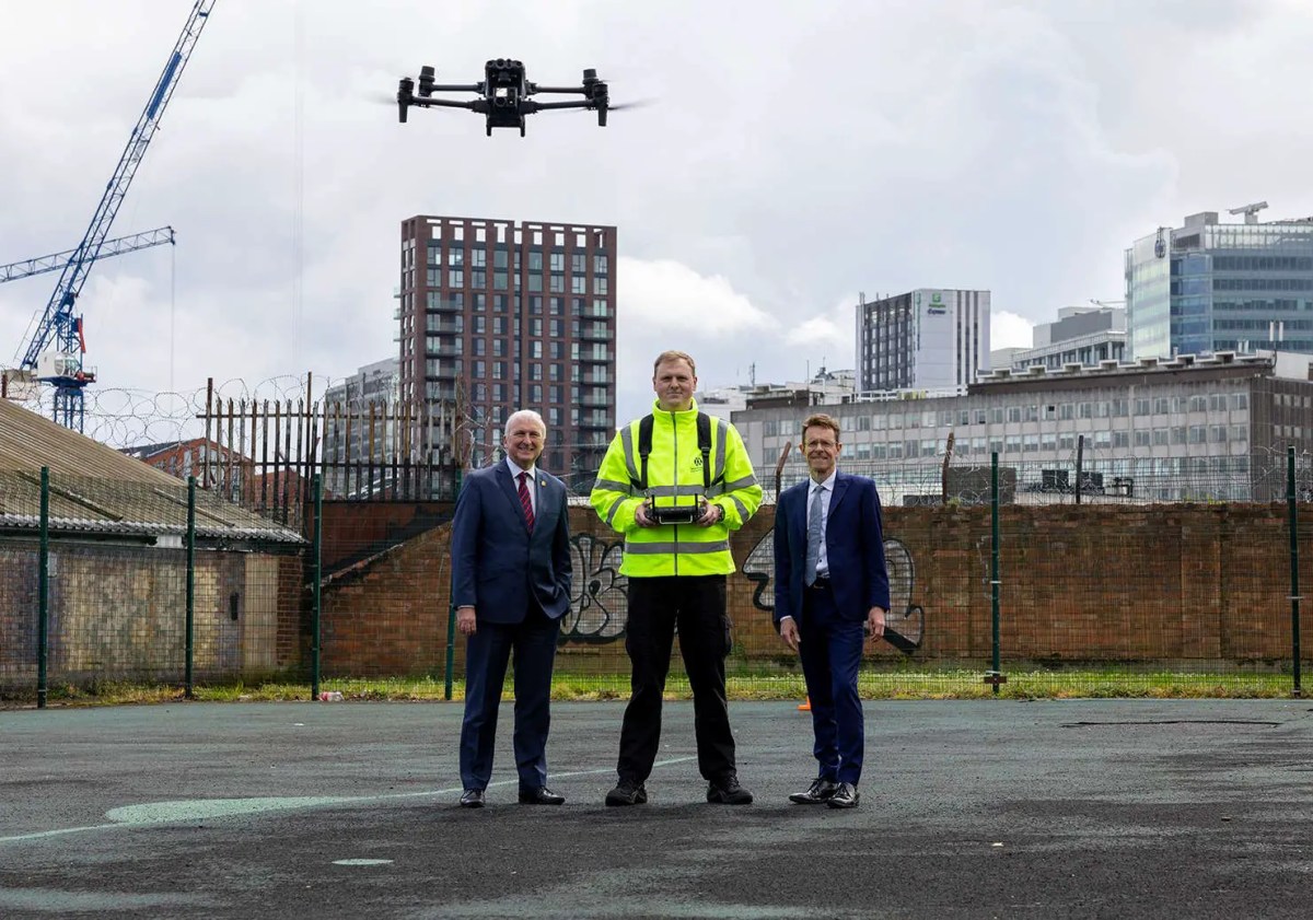 UK TfWM drones