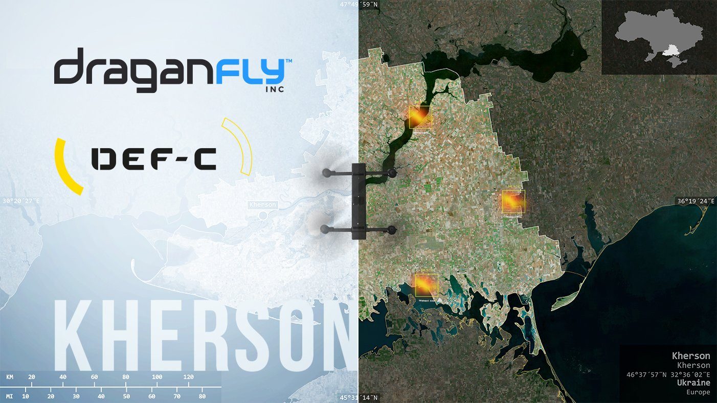 Дроны Draganfly помогают Украине спасать жертв наводнения в Херсоне