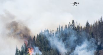 Washington drones fire