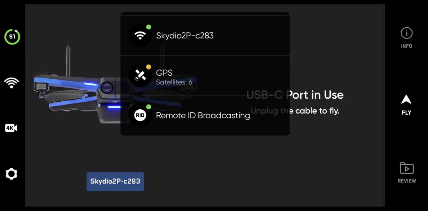 Software update enables Remote ID for Skydio 2, 2+, X2E drones