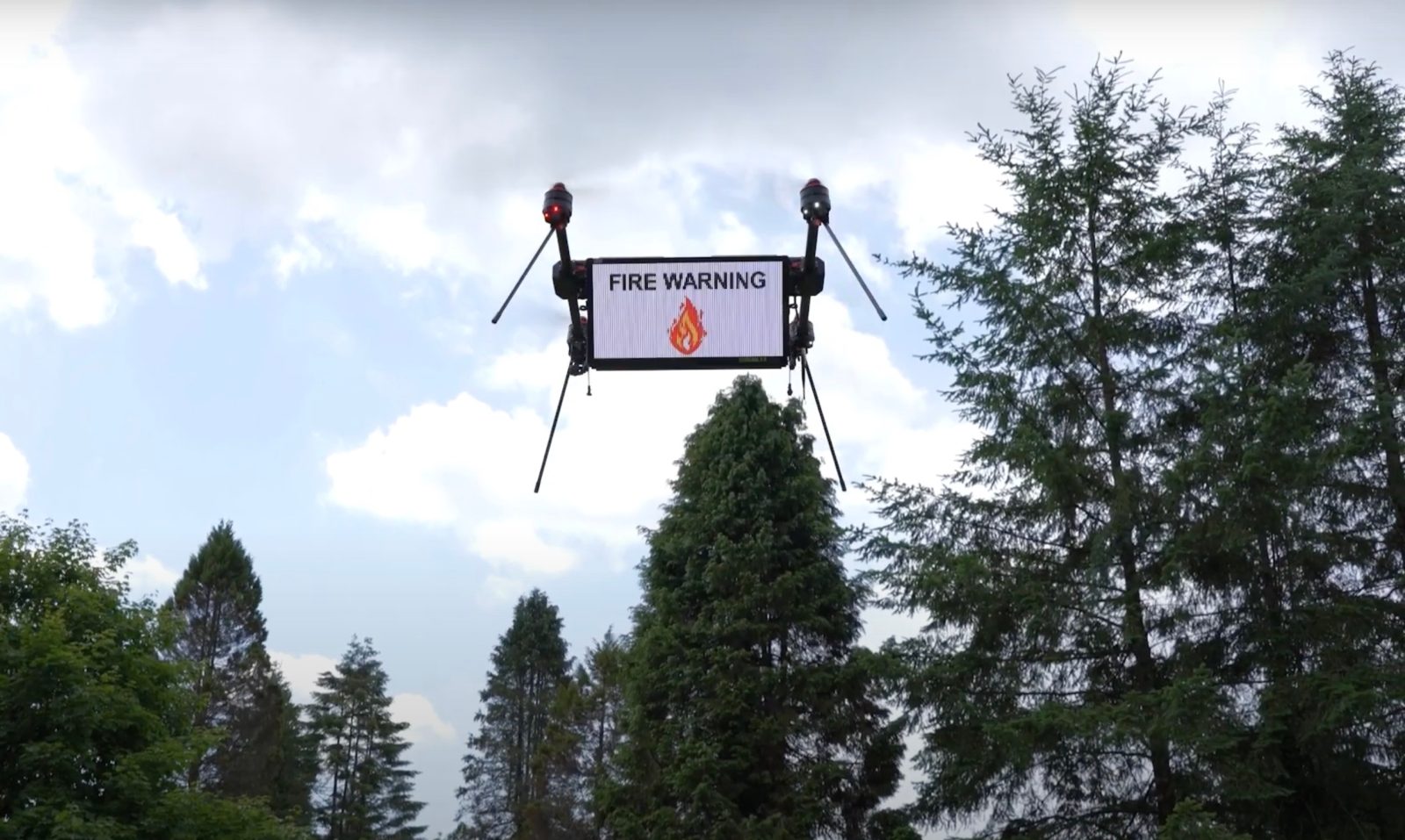 Draganfly drone messaging