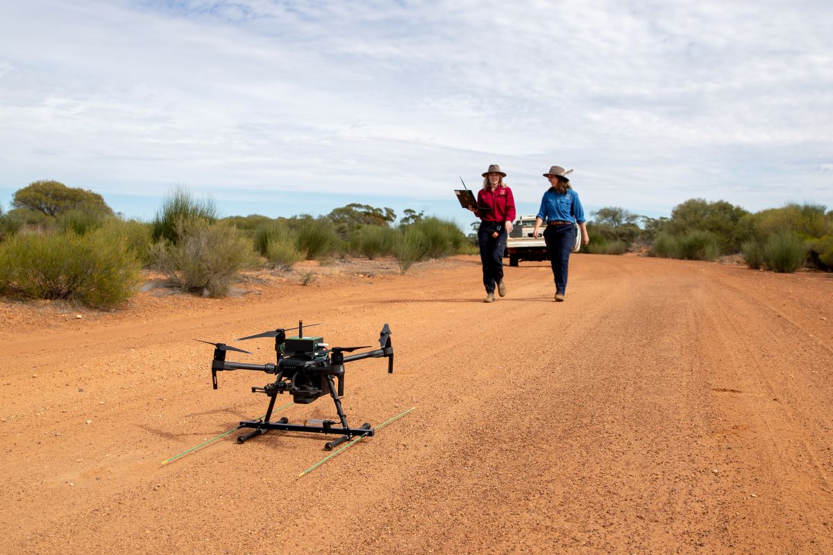 australia drone wildlife track telemetry