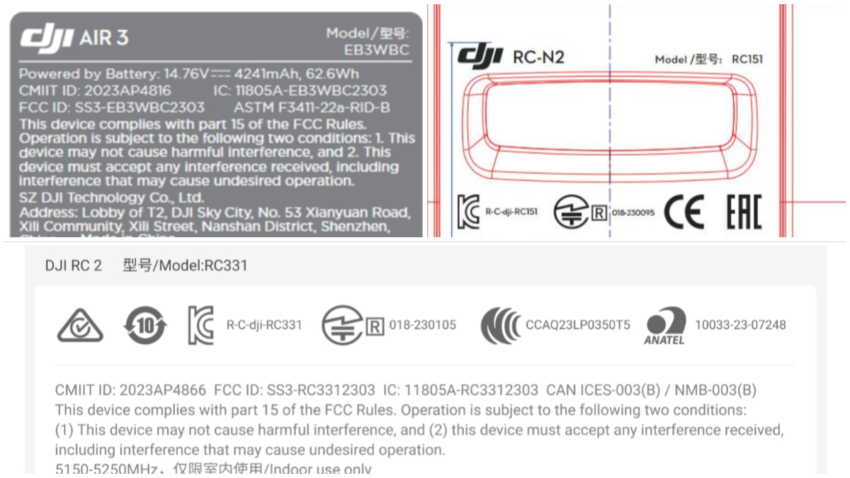 Fcc dji on sale mini 2