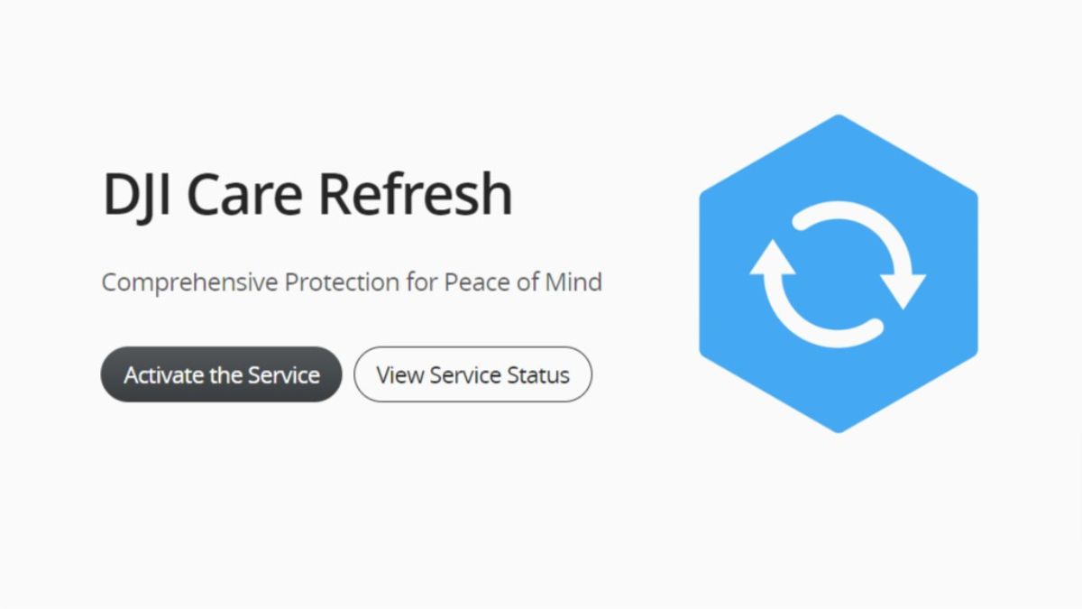 Activate dji store care refresh