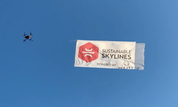 Sustainable Skylines drone advertising mitsubishi miami