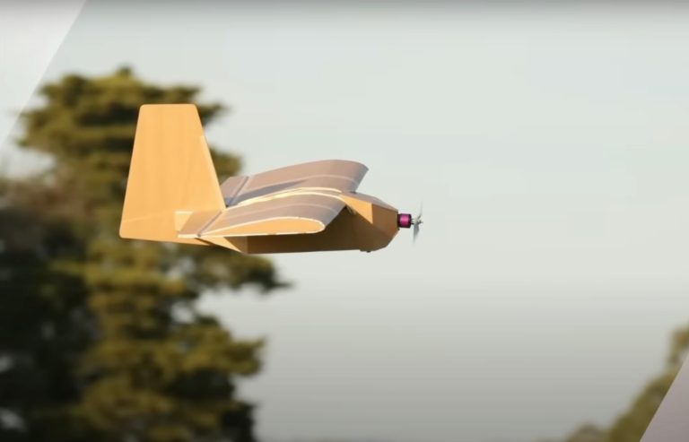 Ukraine drone cardboard