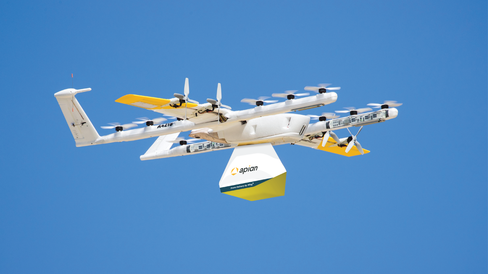 Wing medical drone delivery