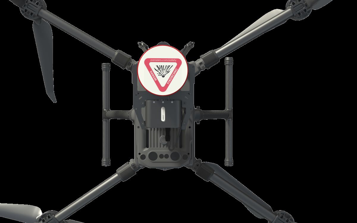 DJI M350 drone parachute parazero