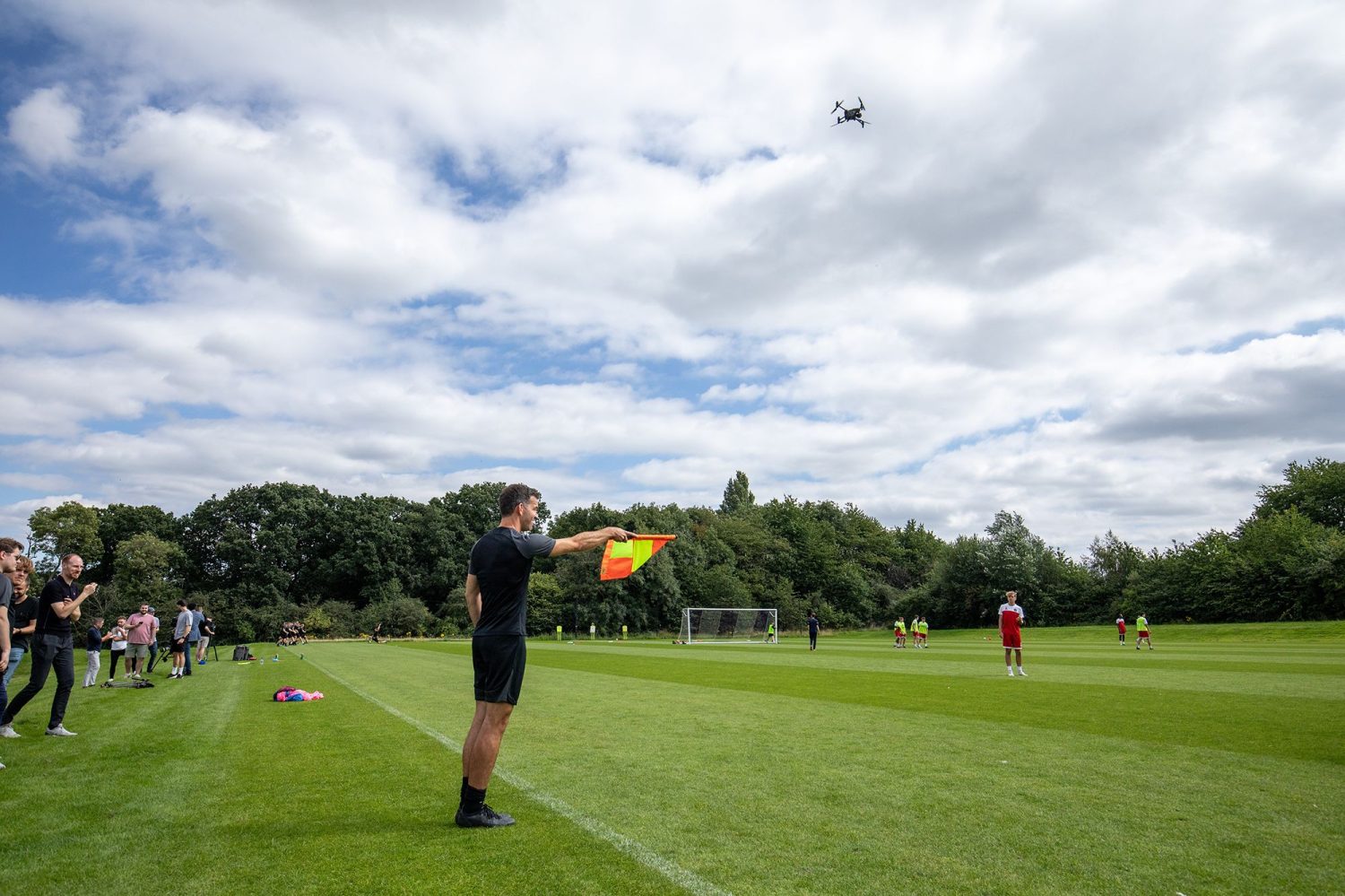 Premier League drone dji uk coptrz referee