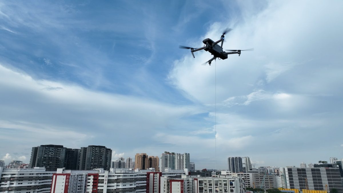 Volarious представила систему с привязью для дрона Autel EVO Max 4T