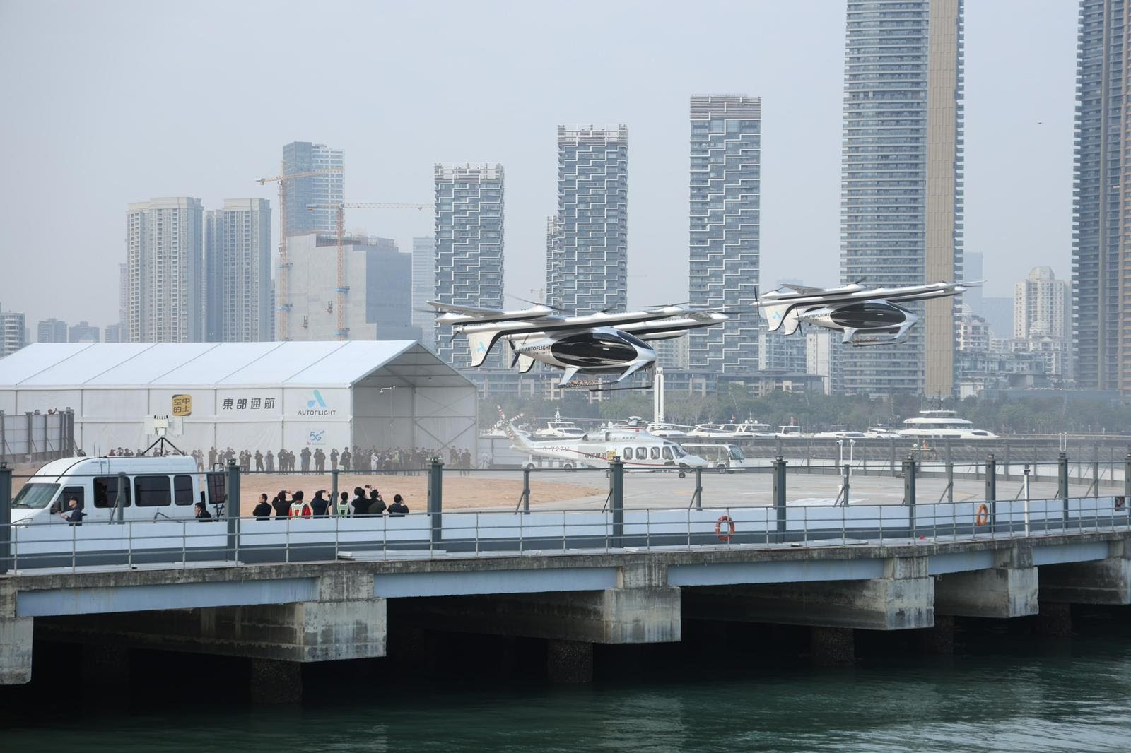 Разработчик воздушного такси AutoFlight совершил первый межгородской полет eVTOL