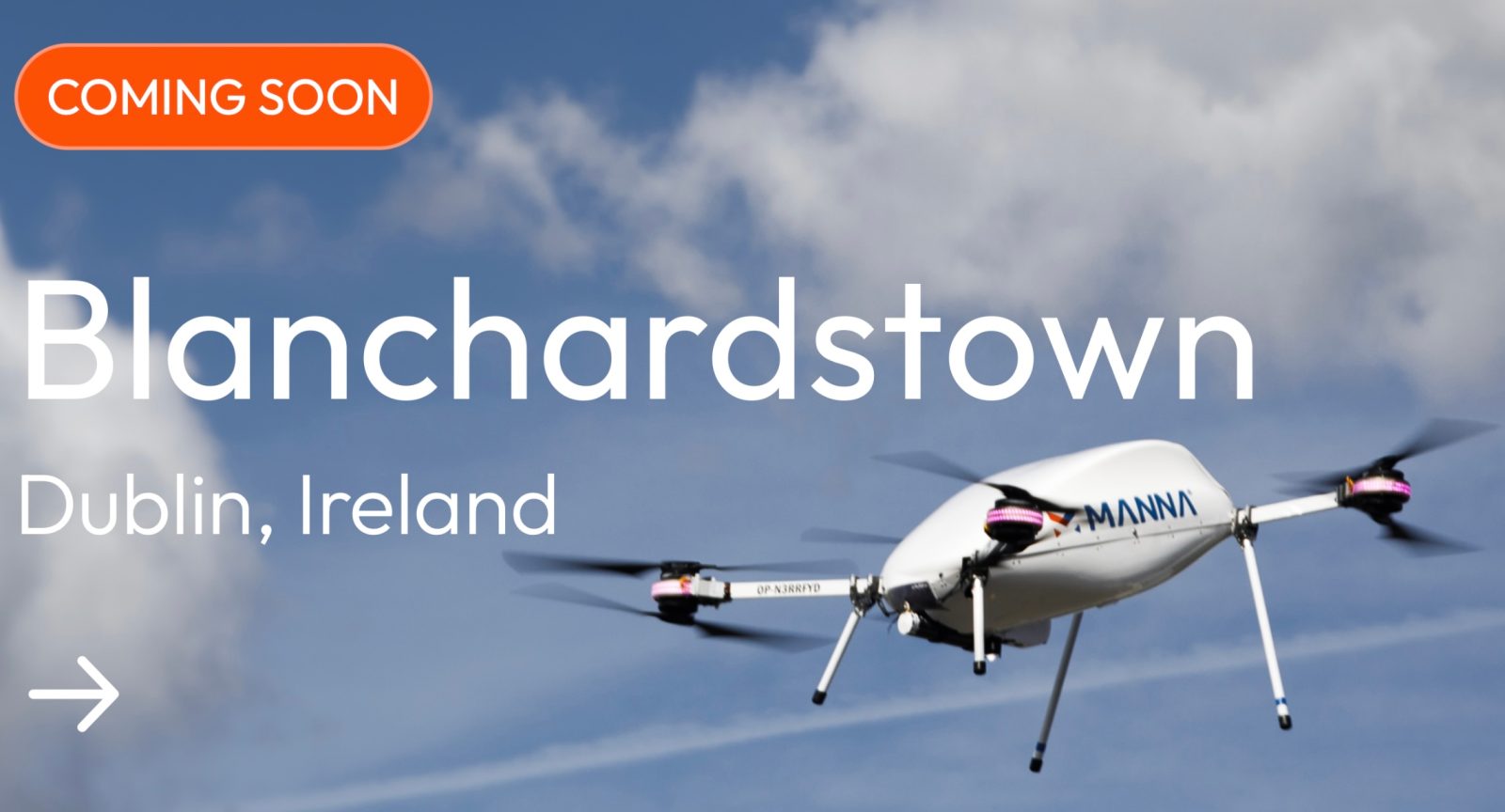 Manna Drone Delivery Dublin