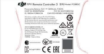 DJI FPV Remote Controller 3 avata drone