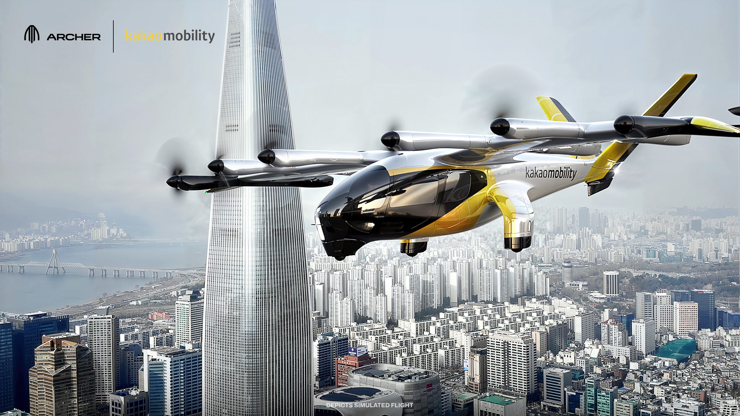 Archer заключила с южнокорейской KakaoMobility сделку на $250 млн на поставку eVTOL