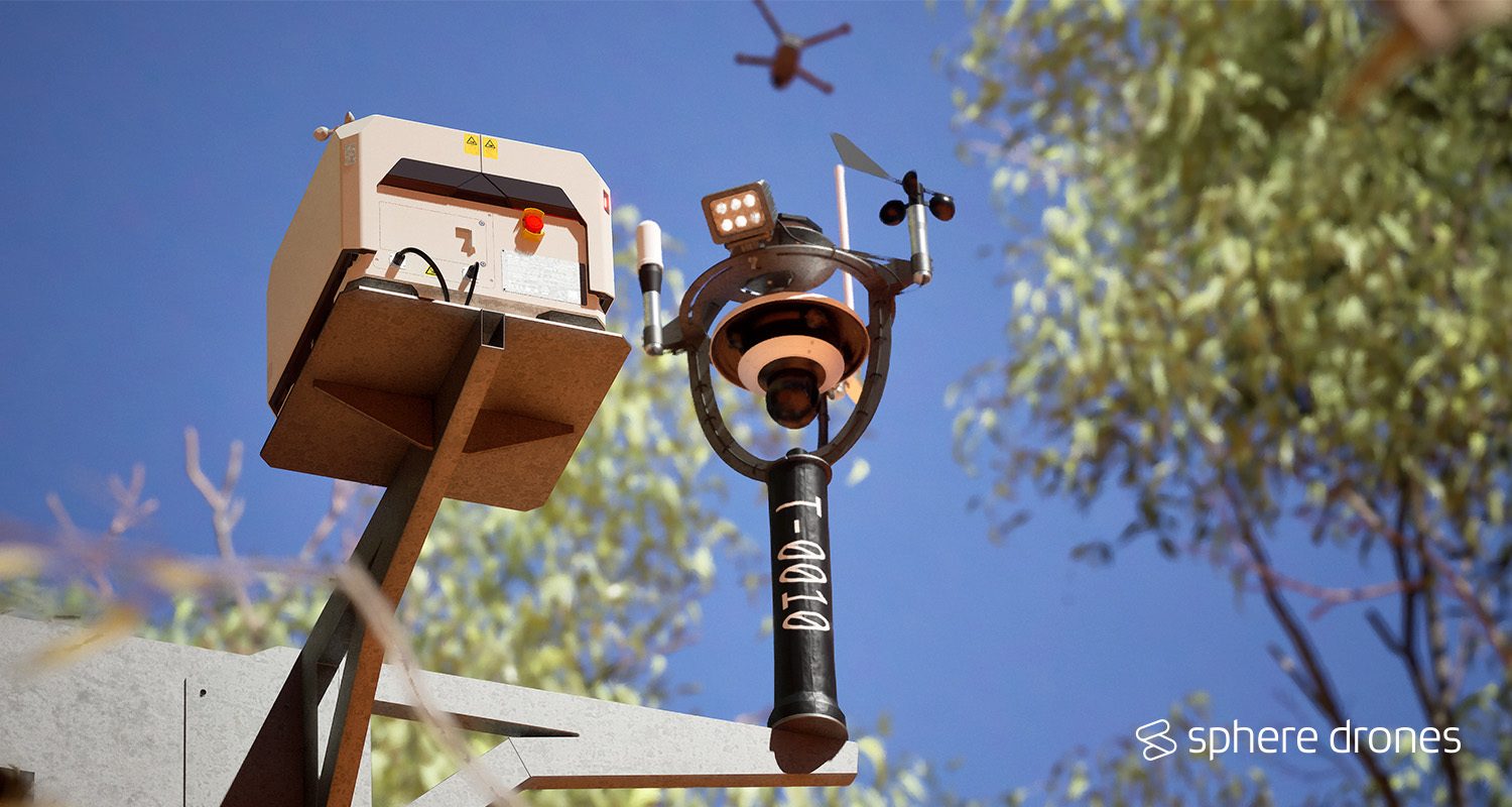 Sphere Drones представляет HubT — автоматизированную систему дронов с DJI Dock 2