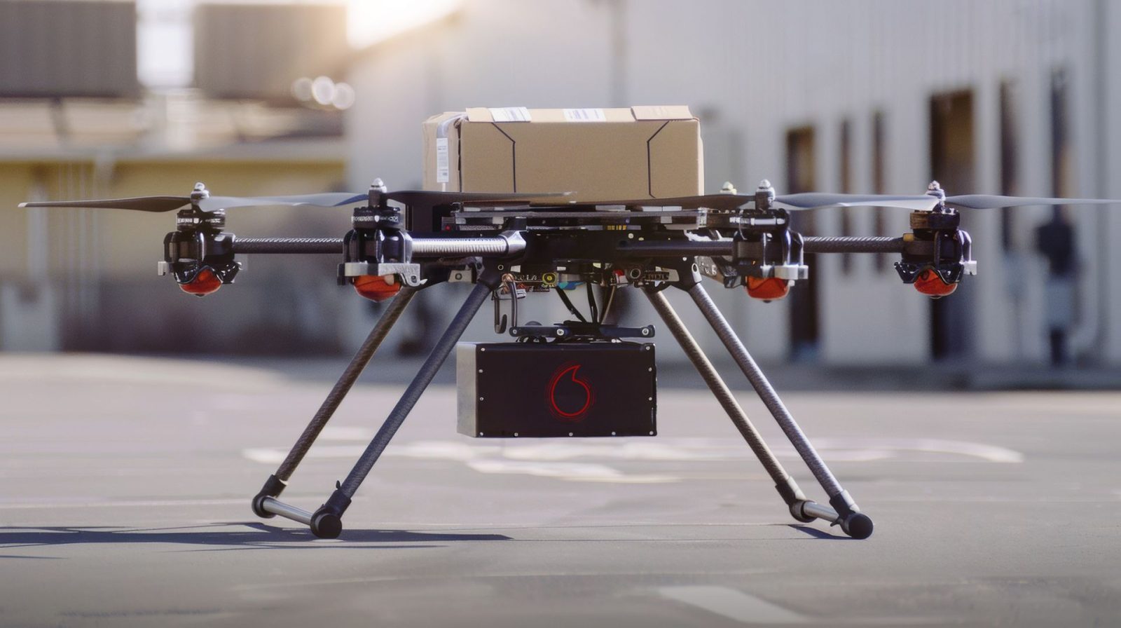 vodafone drone germany dronet hub