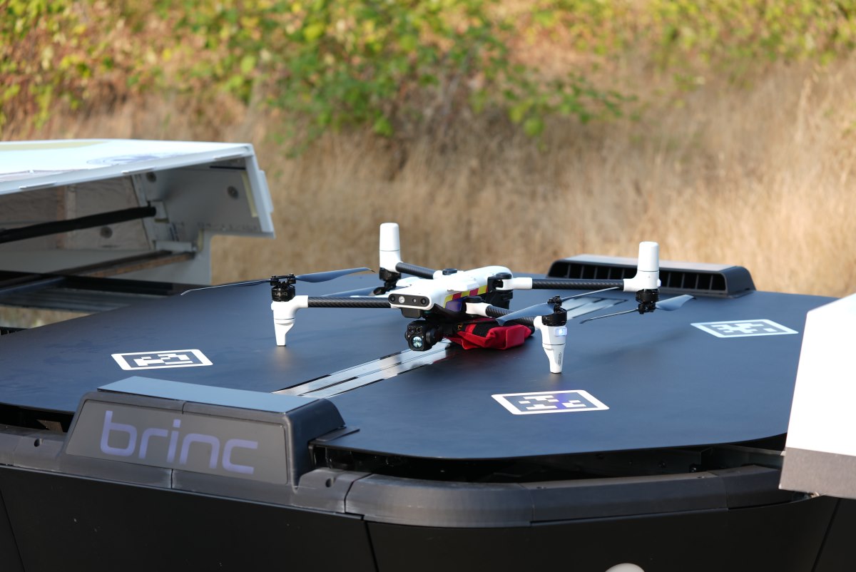 BRINC drone Restube water rescue