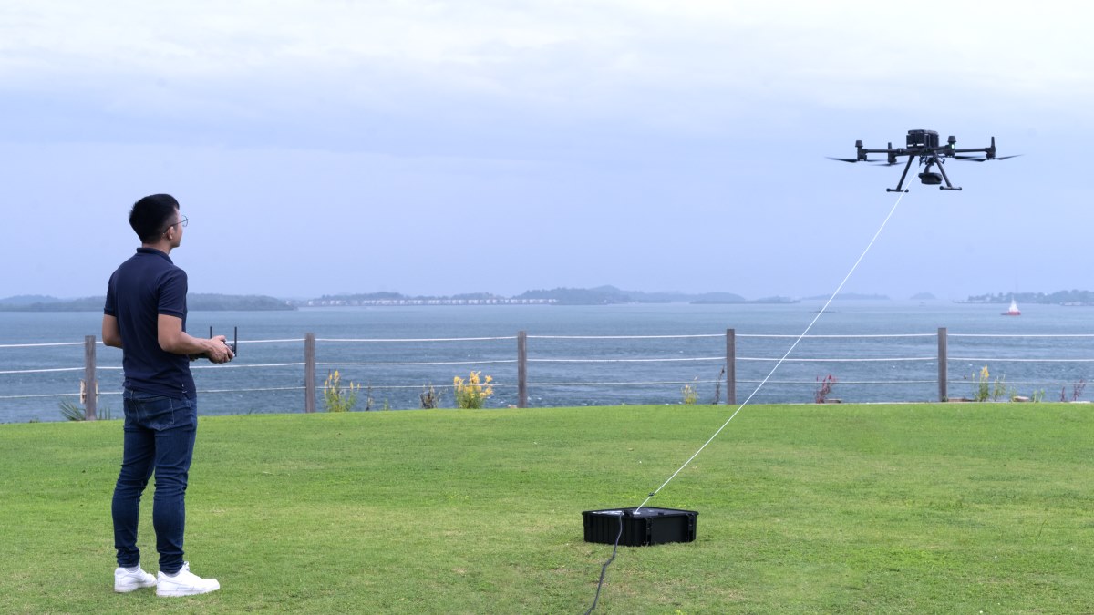 New Volarious tech gives DJI M350 drone unlimited flight time