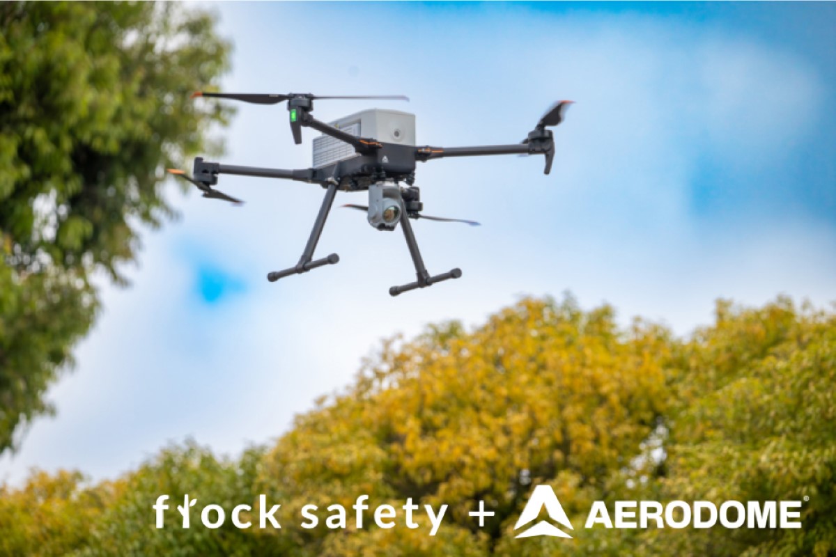 aerodome flock safety drone public safety acquisition