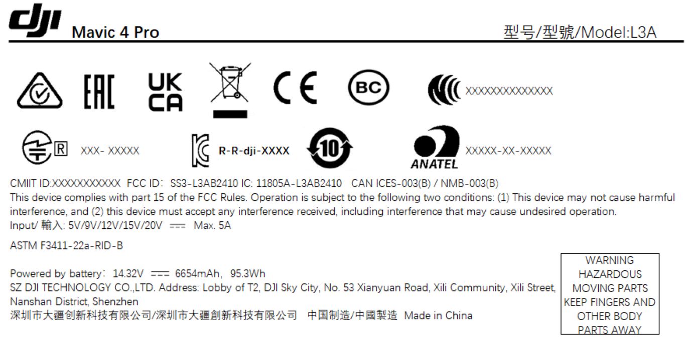 dji mavic 4 pro drone fcc features buy price launch