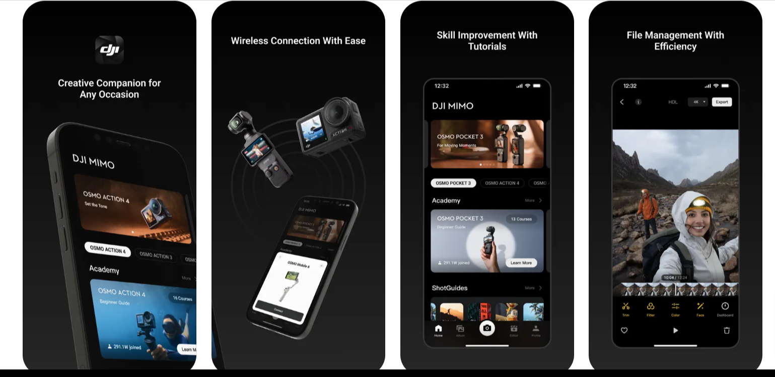 Gimbal Osmo Mimo Dji App Camera Dji Mimo App Dji Gimbal Osmo App