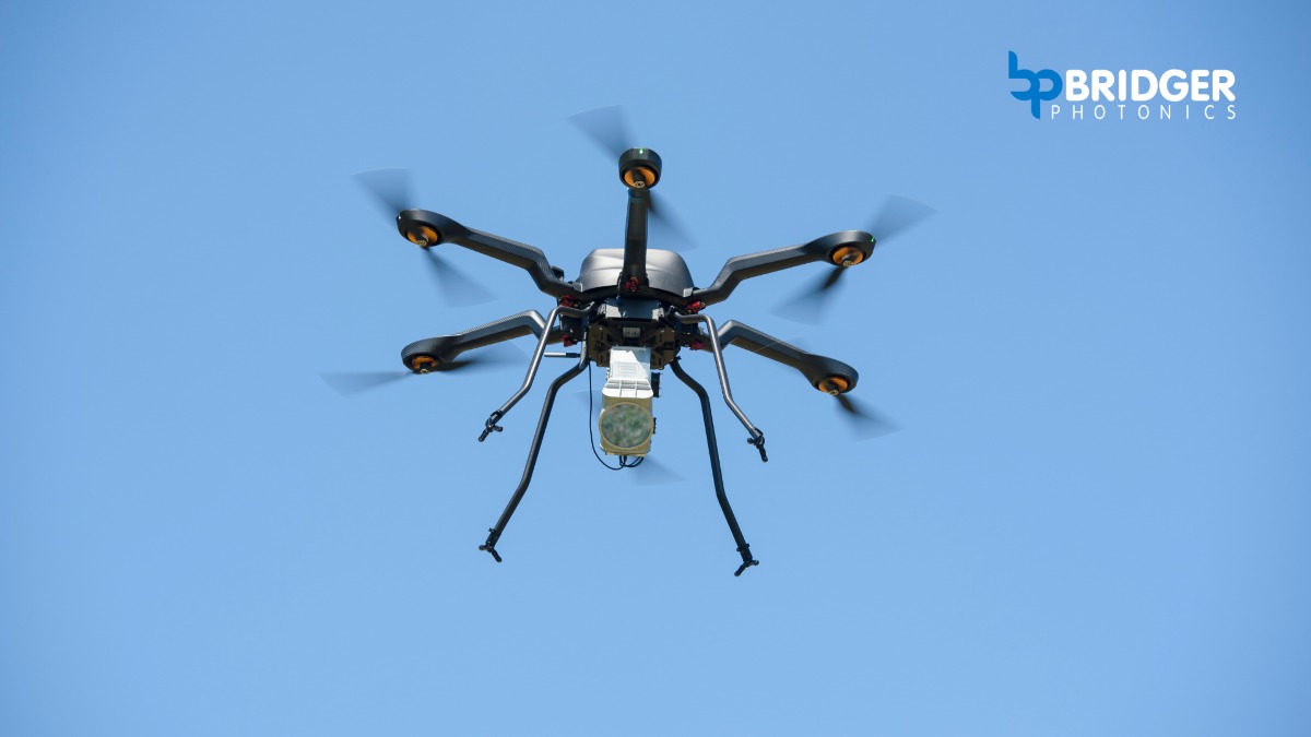 bridger methane gas detection drone