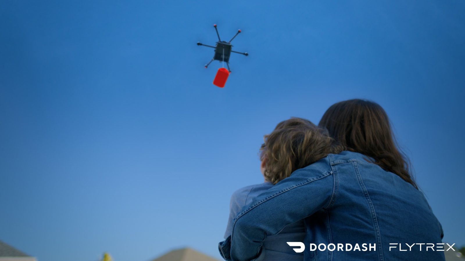 flytrex doordash drone delivery texas