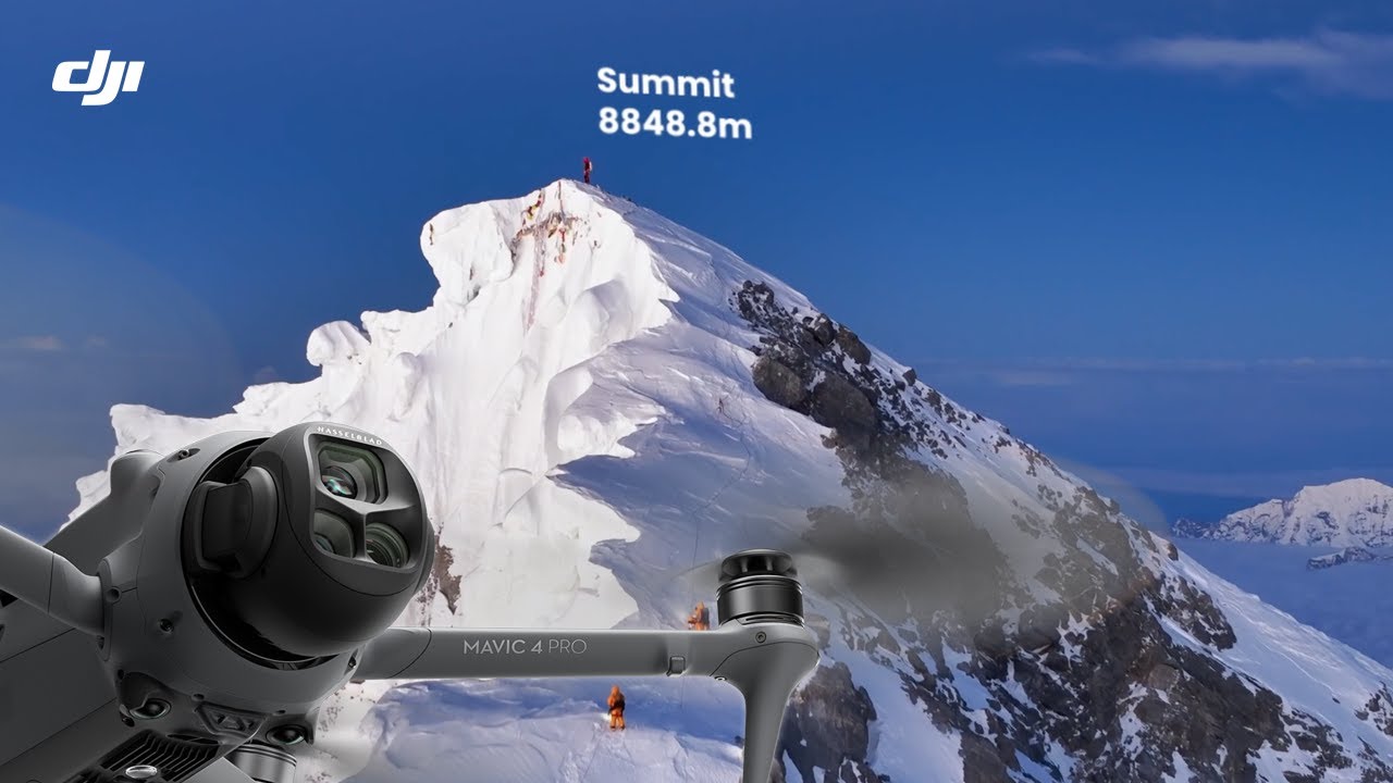 dji drone everest summit video one take mavic 4 pro