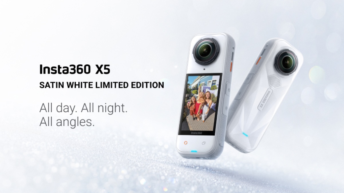 Insta360 drops white X5 that's both chic and tough
