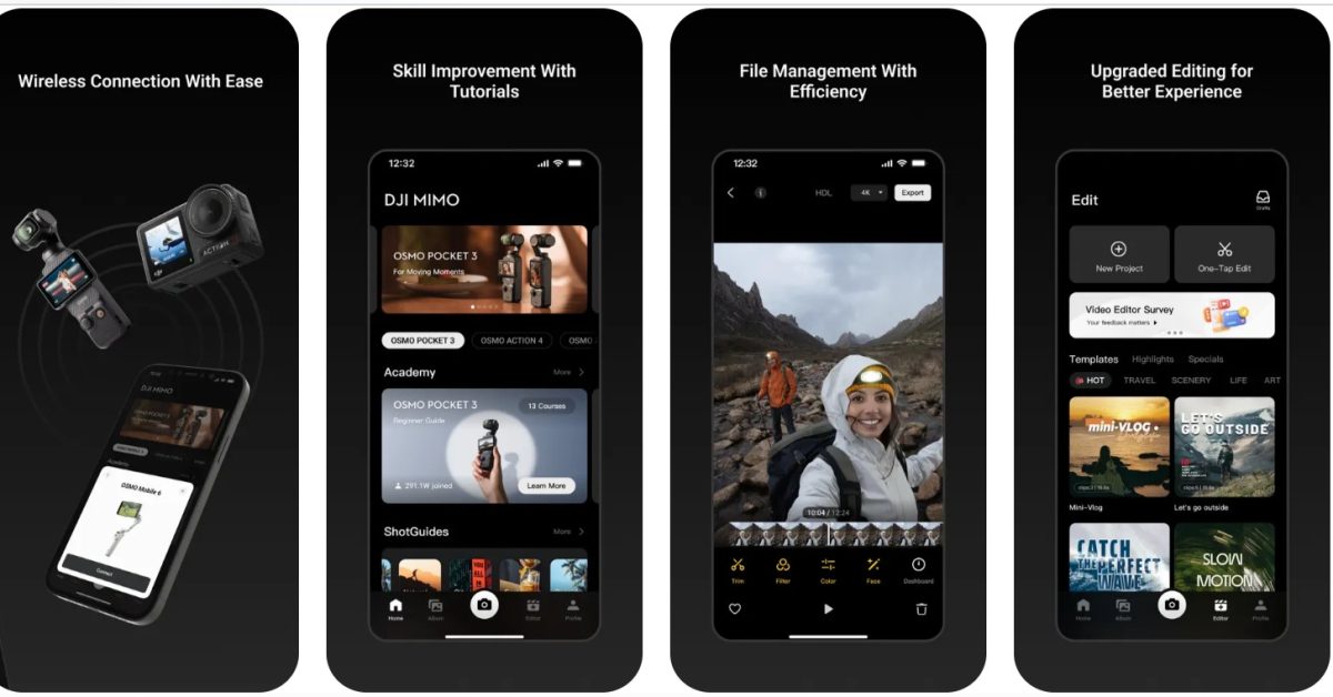 DJI Mimo app gets new tricks for photos, videos, and sharing