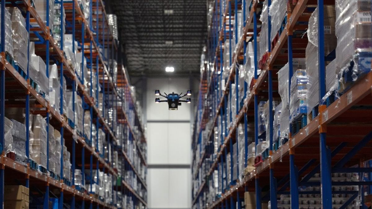 cold chain warehouse drone inventory
