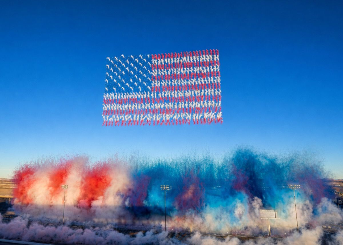 firework pyro drones world record