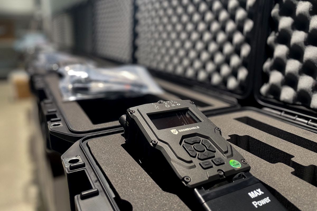 droneshield counter drone europe production